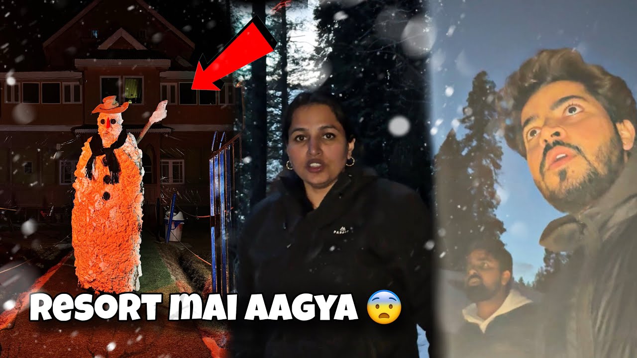 Resort mai ghus aya snowman ka ghost 😨