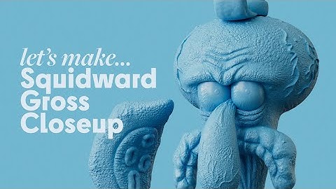 Making the Squidward Gross Closeup (Spongebob E. 43a)