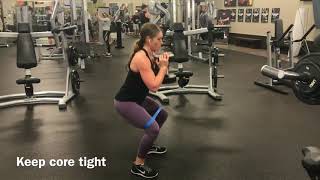 Pause goblet squats