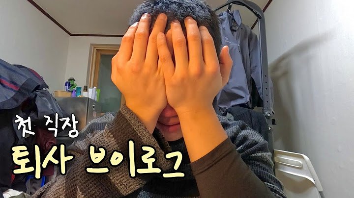 평범하게 퇴사 브이로그 찍다가 오열하는 브이로그
