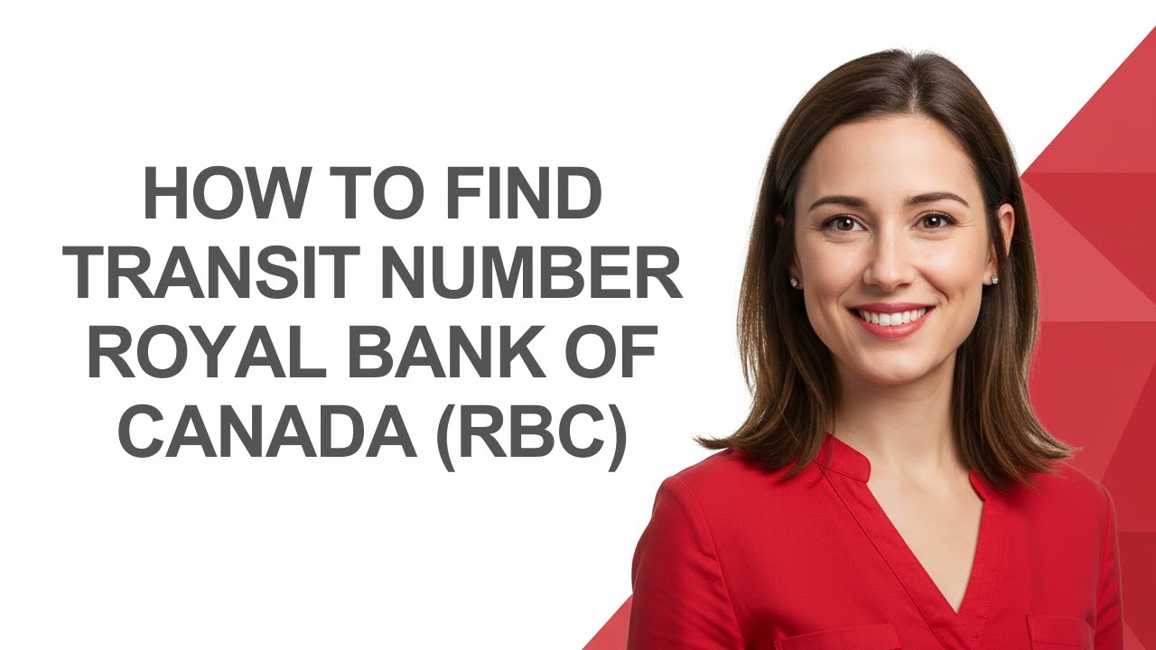 How to Find Transit Number Royal Bank of Canada (RBC) - AshleyHowTo ...