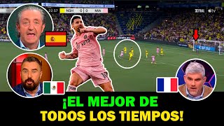 ¡UNA LOCURA!! PERIODISTAS DE TODO EL MUNDO EN SHOCK CON LO QUE HIZO MESSI EN LA FINAL LEAGUES CUP