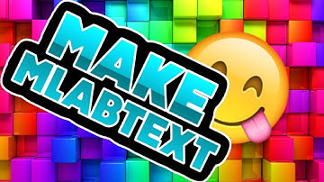 HOW TO MAKE MLAB STYLE TEXT ANDROID