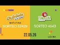 QUINIELA MATUTINA - Sorteo N°52429 - TOMBOLINA - Sorteo N°4643 - Resultados 22/05/2026