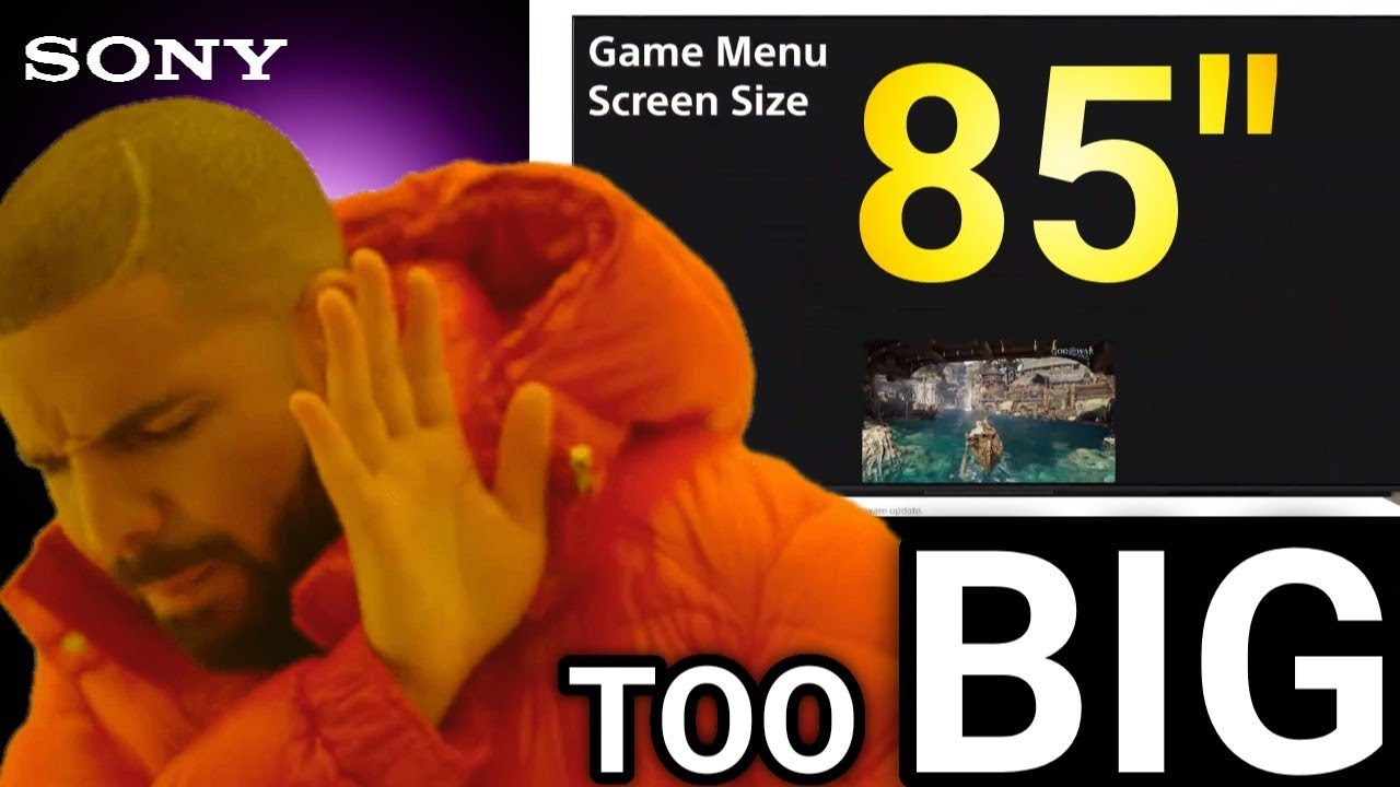 Sony знает, что 85-дюймовые телевизоры слишком большие