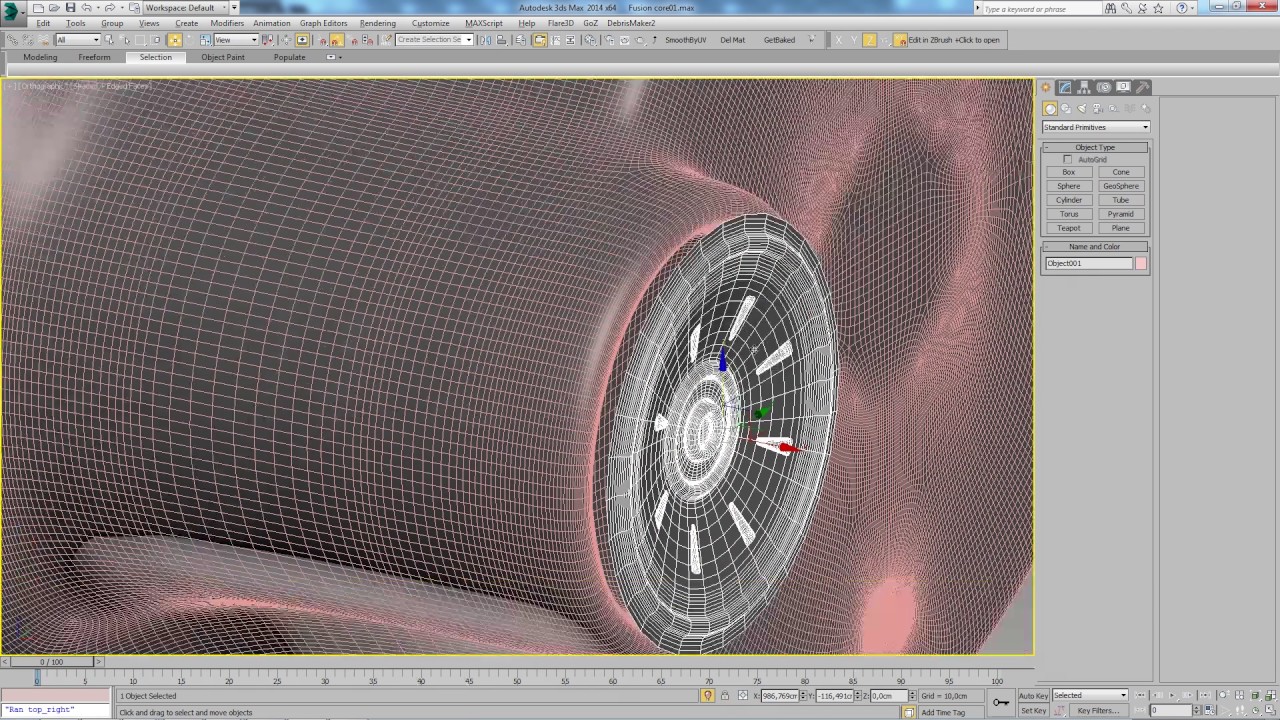 Fallout 4 Fusion Cell Modeling p.2 (Создание ядерного блока)