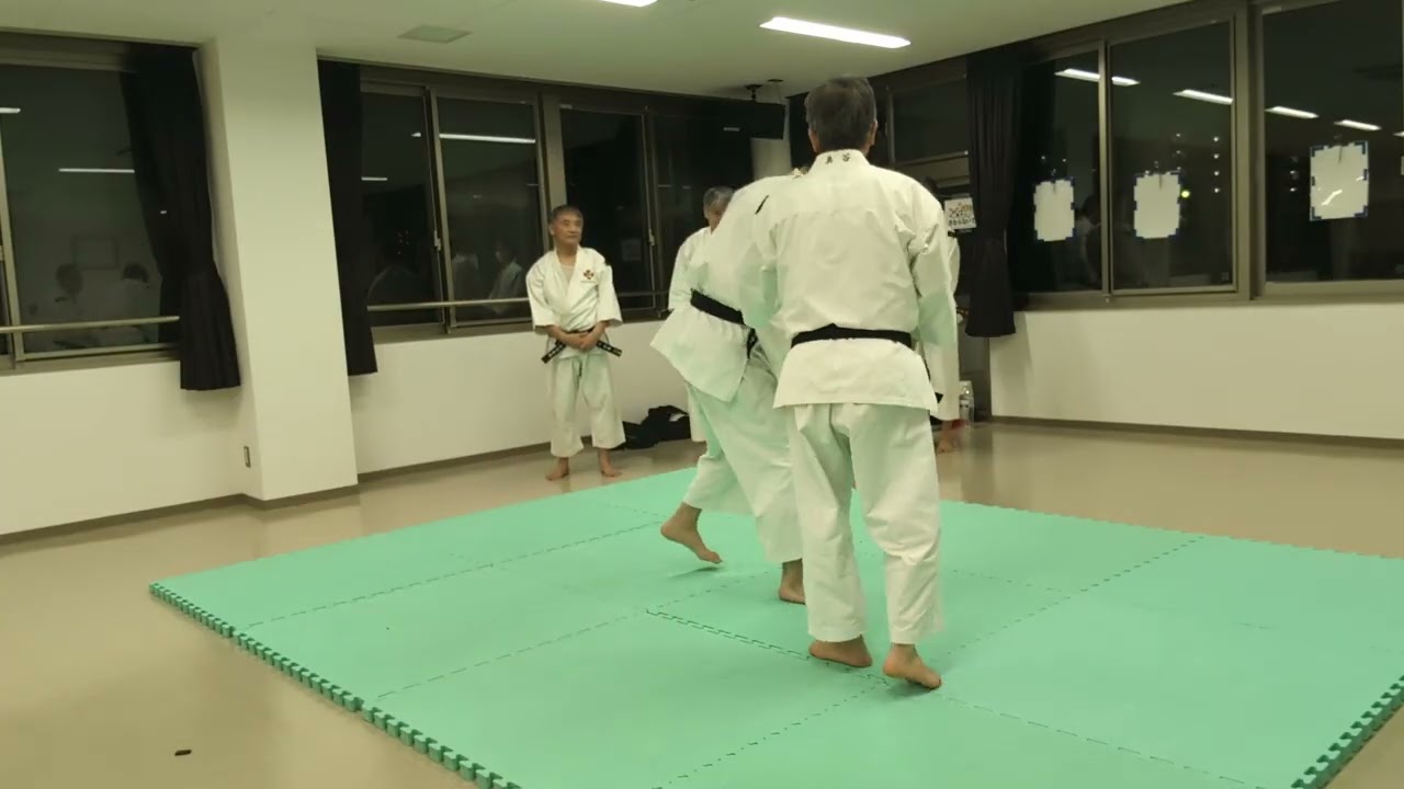 蹴りに対する掬い受け