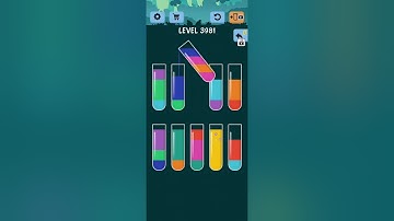 Water Color Sort Level 3981 WalkThrough Solution Gameplay
