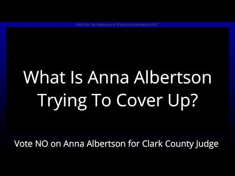 Just say NO to Anna Albertson for Clark County District Court Judge @vetmar85