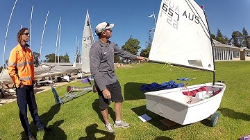 EBYC Optimist rigging part 4