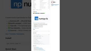 🔥 Новый подход к массивам в JavaScript на примере numpy-ts! #typescript #javascript