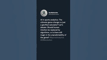 🔥 AI in sports analytics: The ultimate game-changer or just a glorified calculator? 🤖💥 Let’s deba...
