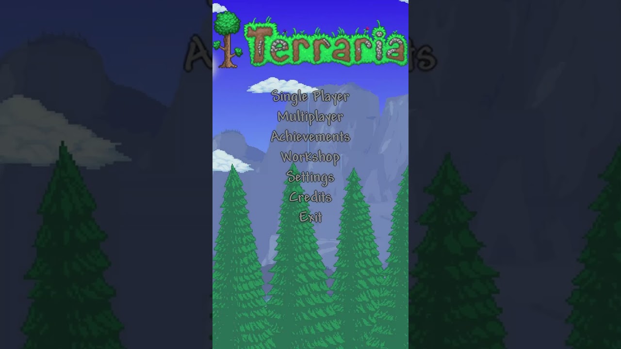 Terraria's Title Screen Easter Egg #terraria #shorts