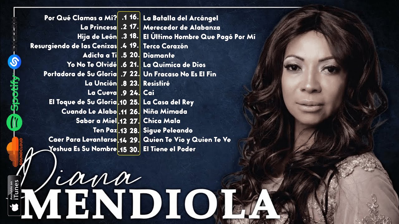 Diana Mendiola 🌟 Alabanzas Eternas 🎵 Himnos que Bendicen y Sanan el Alma