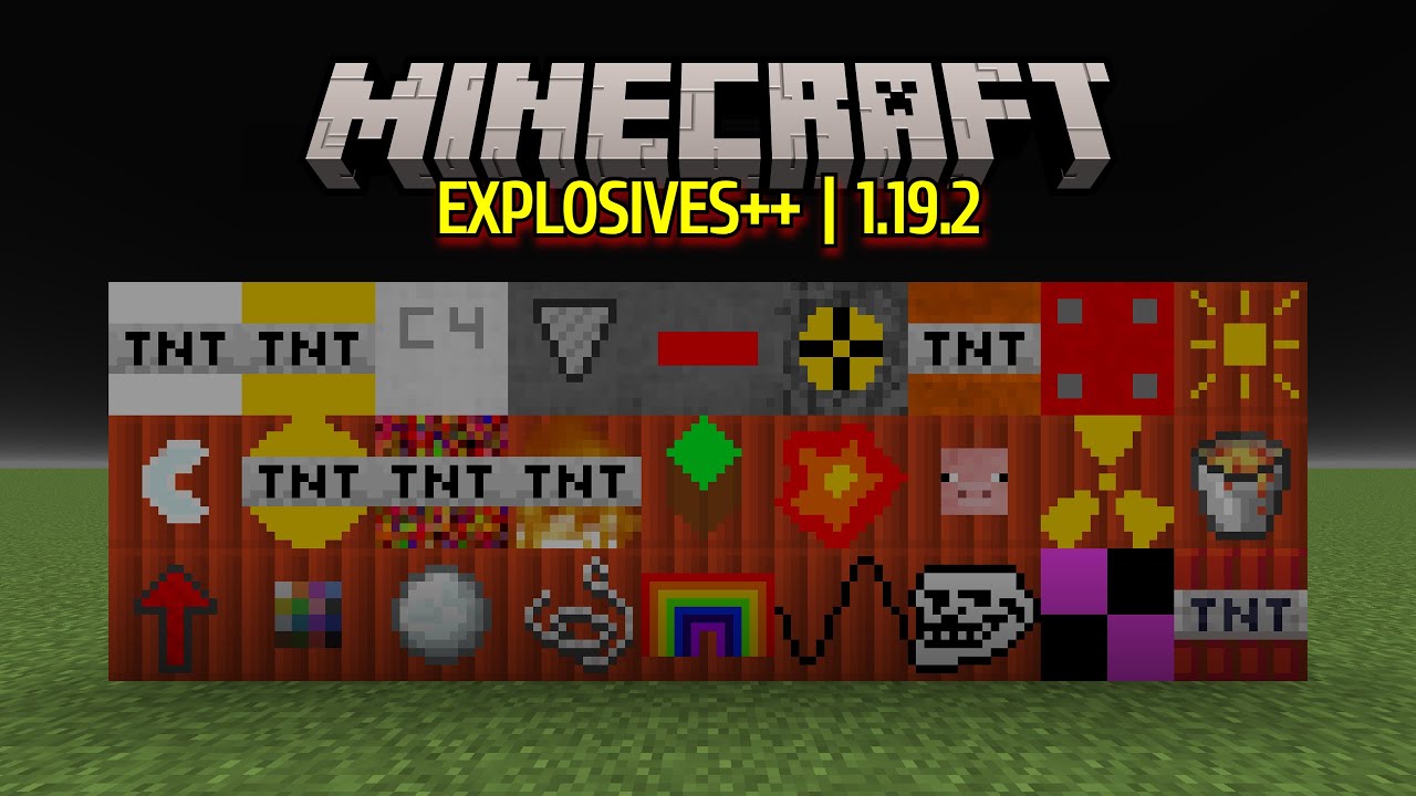 Minecraft: Explosives++ Mod | 1.19.2 (26 TNTs) - YouTube
