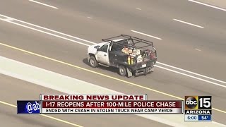 Man leads several police agencies on pursuit from Gilbert