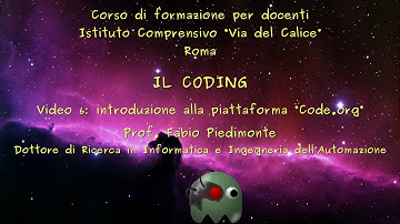 Video 6: introduzione alla piattaforma “Code.org”