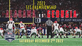 2023 SEC Championship Game - #1 Georgia Bulldogs vs. #8 Alabama Crimson Tide | Full Game Highlights