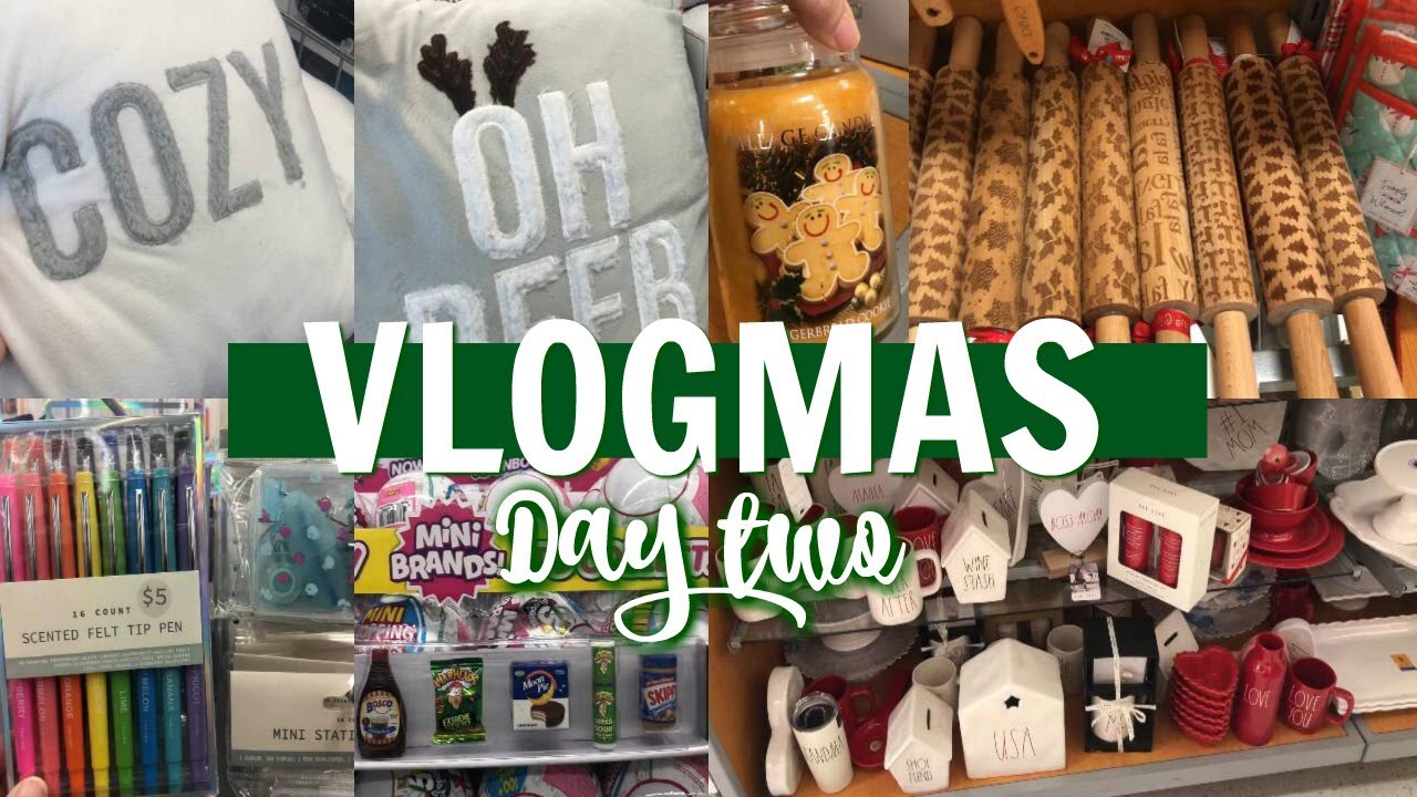 VLOGMAS DAY 2 SHOP WITH ME FIVE BELOW, TJ MAXX STARTING ADVENT