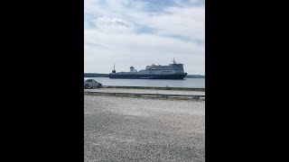 Across Canada 2022. Boarding the ferry in North Sydney Nova Scotia.