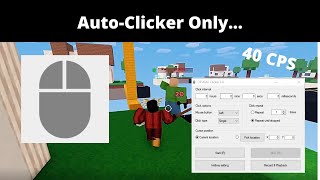 So I Did The Autoclicker Only Challenge Roblox Bedwars