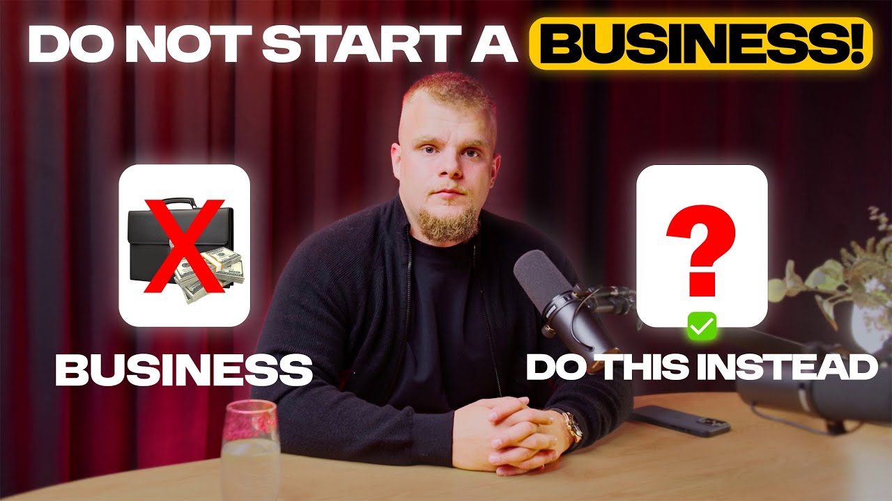 DO NOT start a business if you want to become rich in your 20s
