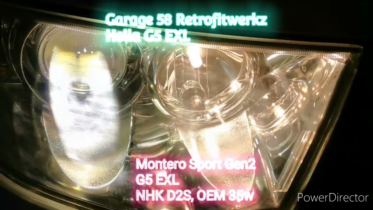 Hella G5 EXL projector retrofit Hyundai Tucson/ Ford Everest / Montero gen2