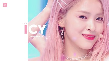 ITZY - ICY Line Distribution (Color Coded)