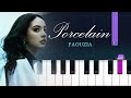 Faouzia Porcelain Piano Tutorial Faouzia Porcelain Piano Tutorial