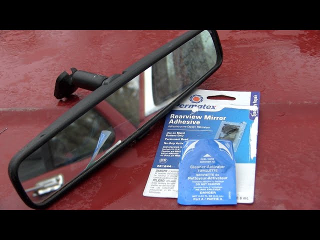 How to Re- Attach your Rear View Mirror 