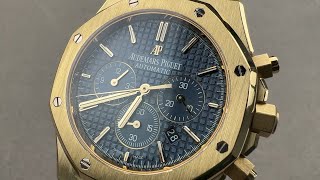 Audemars Piguet Royal Oak Chronograph YELLOW GOLD (26320BAOO1220BA02) Watch Review Audemars Piguet Royal Oak Chronograph YELLOW GOLD (26320BAOO1220BA02) Watch Review