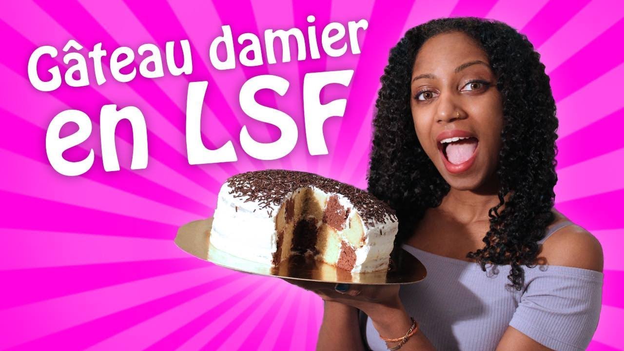 Gateau Damier En Langue Des Signes Lsf Sous Titres Hd Chocolat Vanille Youtube