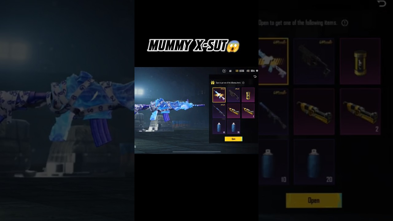 Mummy X Suite 50 crates opening 