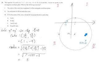 DSE maths Llody Mock 1 paper2 #26 locus coordinate geometry circle