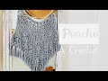 Poncho Plata -a crochet-