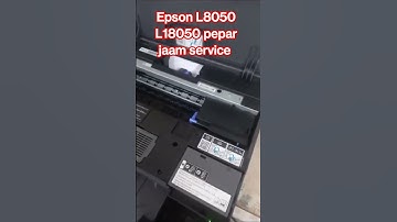 Epson L8050 L18050 pepar jaam service PVC Card jaam service ink pad Replace #service #epson #reset