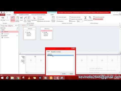 Vidéo: Comment comparer deux requêtes dans access ?