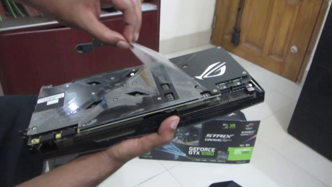 Orgasm!! Removing plastic protection of GTX Strix 1080 YouTube