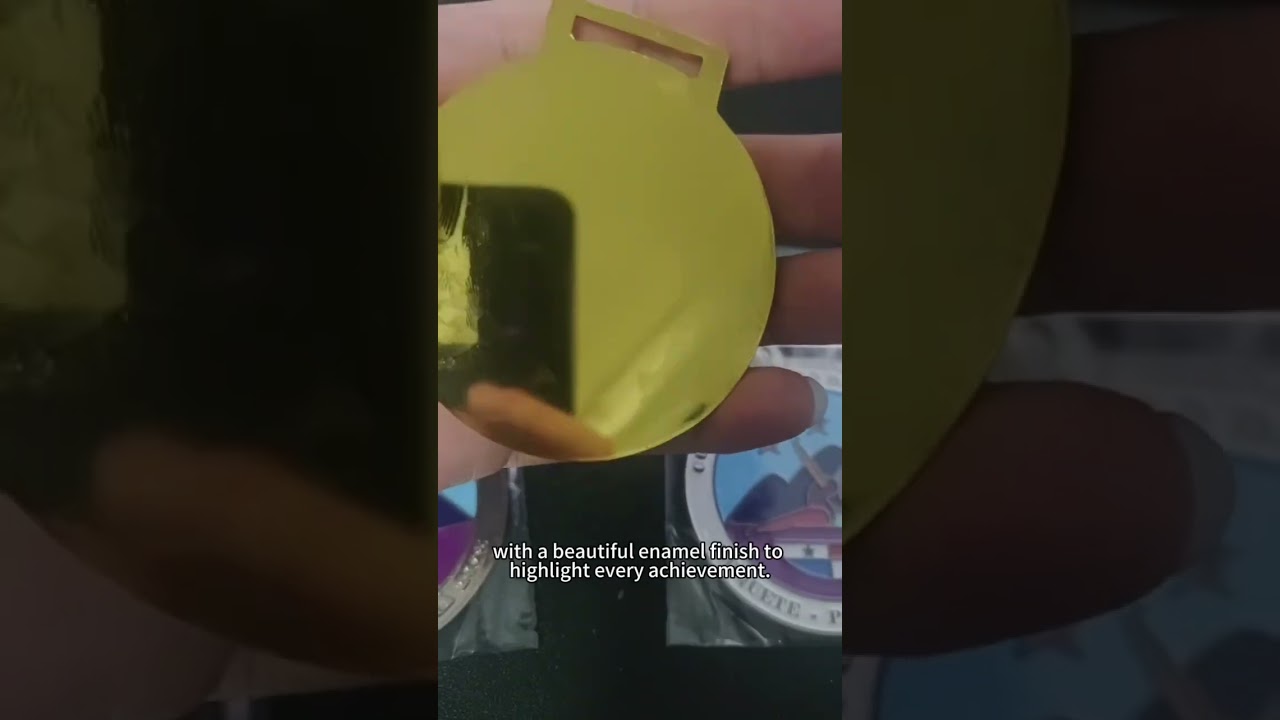 2.76 Inch Custom Medals with Enamel Finish | Custom Awards