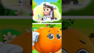 Five Cute Fruits Jumping On The Bed 🍇 Fun Kids Song #shorts #meekosfamily