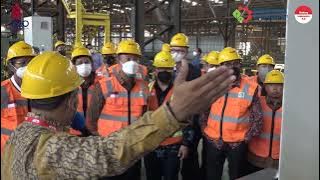 Menteri Perindustrian meresmikan Light Section Mill di PT. Gunung Raja Paksi (GRP) Tbk