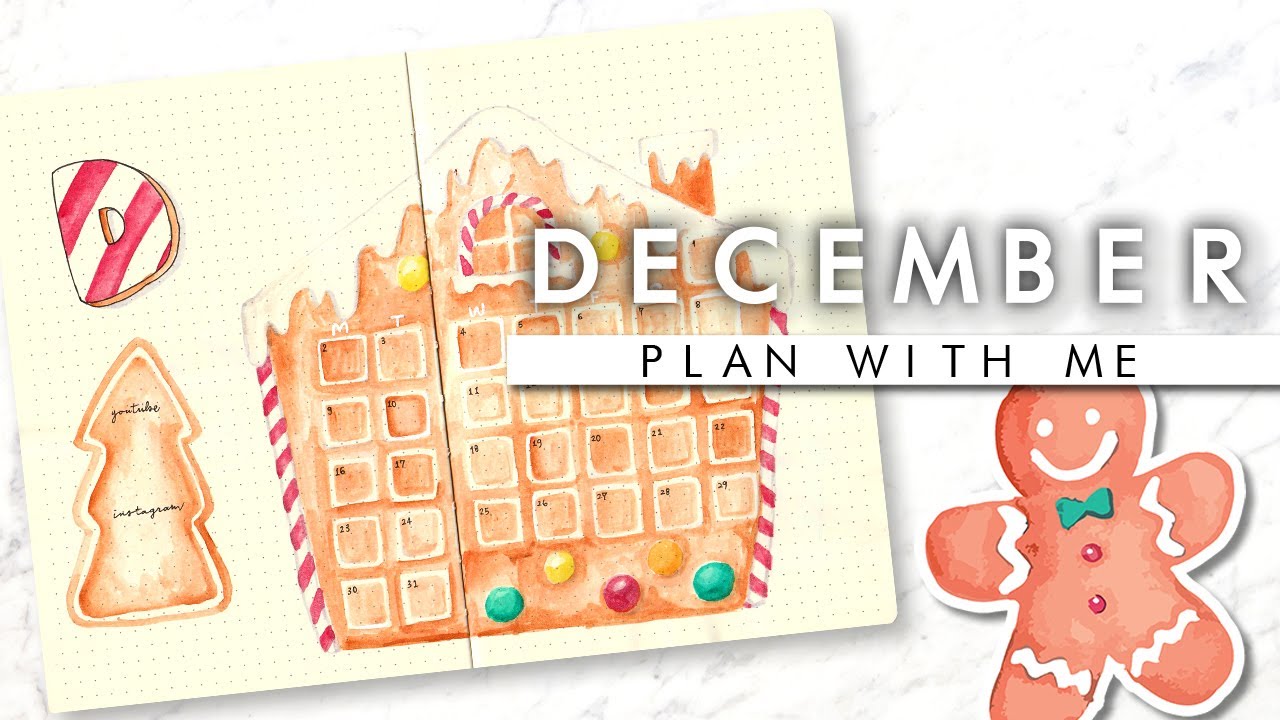 PLAN WITH ME | December 2019 Bullet Journal Set Up