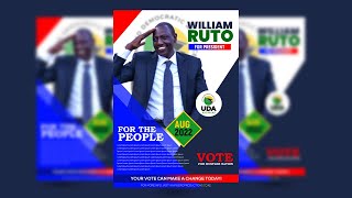 How to Design an Election Poster/Flyer (Or any other Professional Poster) in Photoshop 2021 screenshot 5