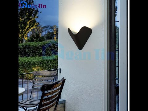 Video Đèn Led treo tường hắt tường ngoài trời trong nhà Led... - youtube