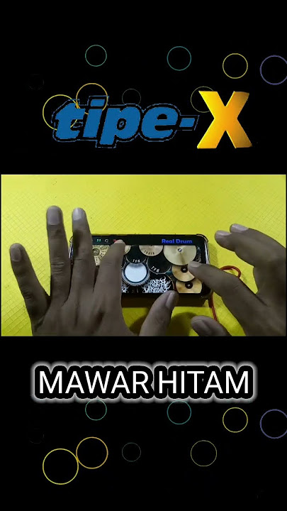 Mawar Hitam - Tipe X | cover Real Drum #realdrum #realdrumcover #drumcover