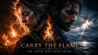 Carry the Flame 🔥 | For Those Who Keep Going | Emotional Nordic Trance Music Song