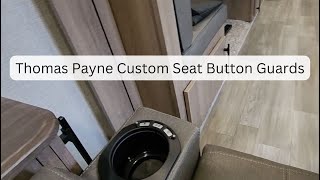 Custom Thomas Payne RV Seat Button Guard Covers