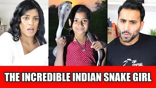 THE INCREDIBLE INDIAN SNAKE GIRL REACTION!! | Magic Flicks