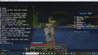 How to create a team on the Donut SMP