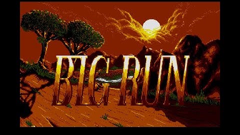 Big Run Review for the Atari ST by John Gage